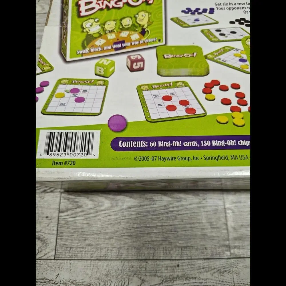 BING-OH! Family Game Swap Block Steal Way to Victory 2005 By Haywire Complete